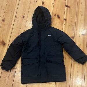 Lands' End Kids Black ski fleece lined Jacket